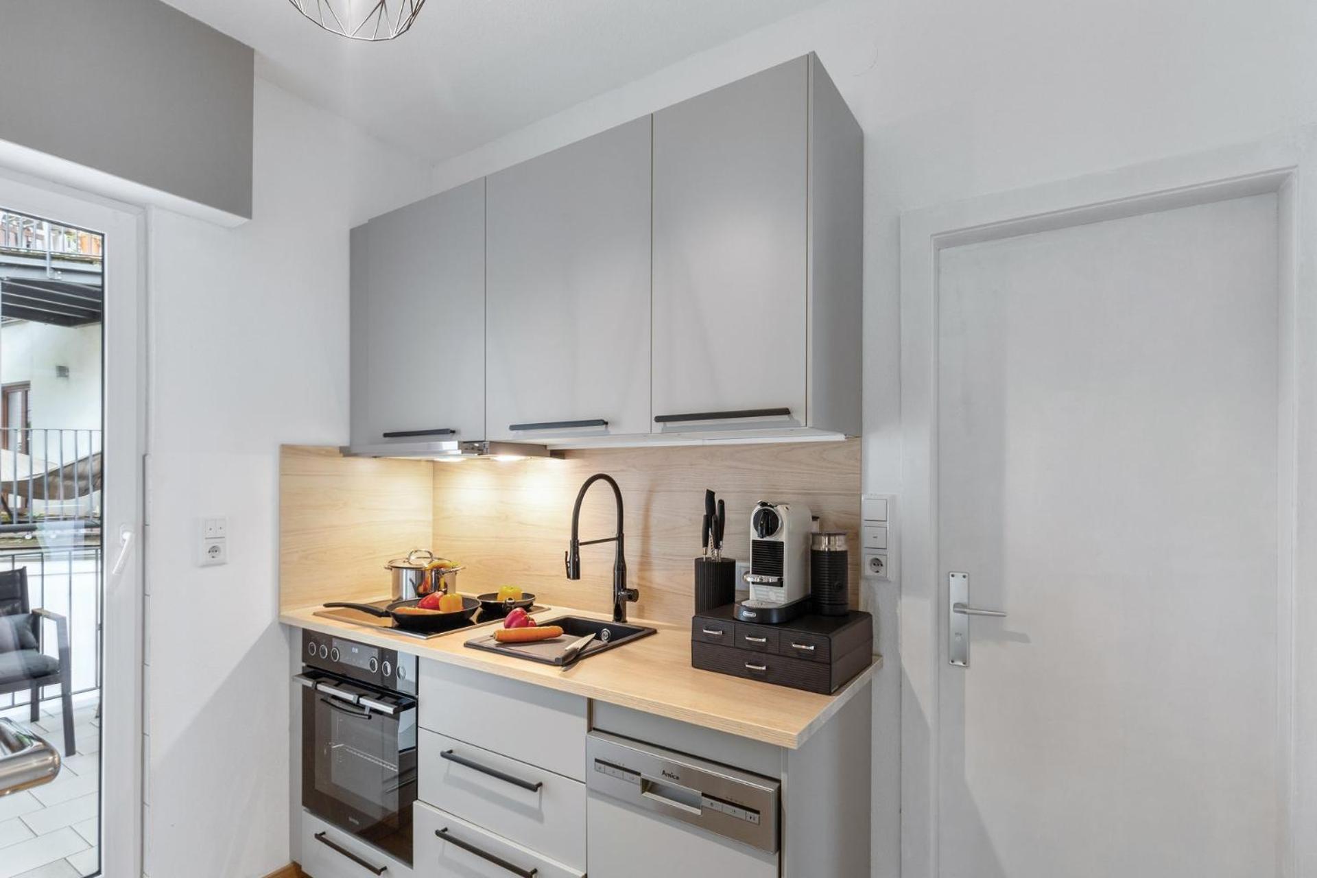 Next DownTown Apartment Parking Kitchen near Messe Frankfurt am Main Buitenkant foto